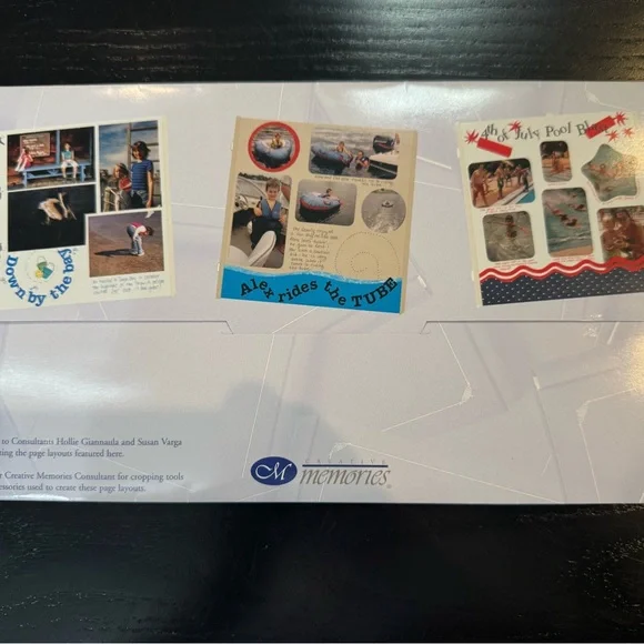 Creative Memories Titletopia Oval & Swirls Letters & Sticker Aligners Scrapbook - Picture 5 of 5